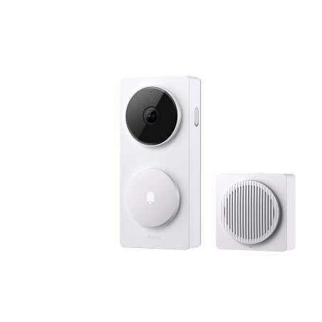 Aqara Doorbell Camera Hub G410 White - Smart Home Security with HD Video and Two-Way Audio